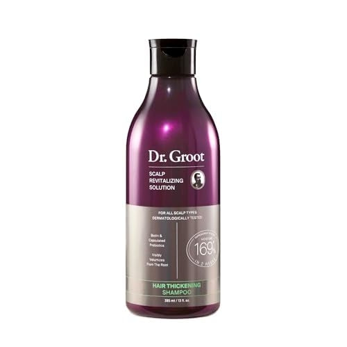 Dr. Groot Thickening Serum, Shampoo, Conditioner, and Scalp Treatment Set for Hair Loss – Clinical Results with Biotin and Rosemary for Hair Thinning, Shedding, Scalp Repair and Treatment