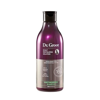 Dr. Groot Thickening Serum, Shampoo, Conditioner, and Scalp Treatment Set for Hair Loss – Clinical Results with Biotin and Rosemary for Hair Thinning, Shedding, Scalp Repair and Treatment