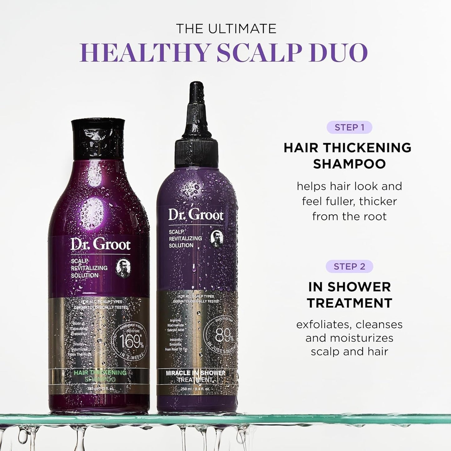Miracle in Shower Moisturizing Treatment for Hair Loss, Korean Hair Care Rinse, Rosemary Oil for Smooth, Healthier-Looking Hair in 5 Seconds, Scalp Revitalizing Solution