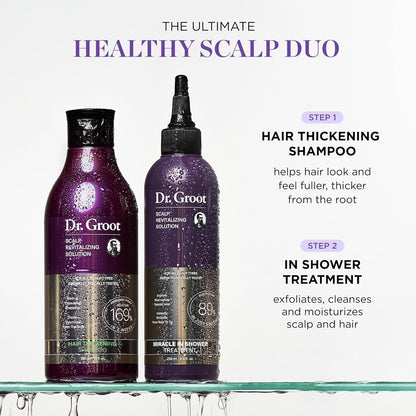 Miracle in Shower Moisturizing Treatment for Hair Loss, Korean Hair Care Rinse, Rosemary Oil for Smooth, Healthier-Looking Hair in 5 Seconds, Scalp Revitalizing Solution